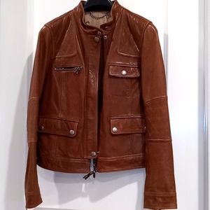 Coach 100% Leather biker jacket